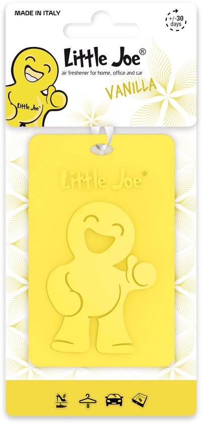 Little Joe Désodorisant Carte Parfumée Vanille - Parfum de Voiture