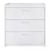 Bol.com Basicline Ralph Commode Wit aanbieding