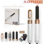 Bol.com XANAA® - 5 in 1 Airstyler Professioneel Wit - Fohnborstel - 2024 editie - Multistyler - Föhn - Heteluchtborstel - Krulbo... aanbieding