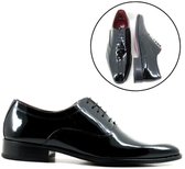 Stravers - Heren Lakschoenen Maat 50 Grote Maten Smoking Schoenen Black Tie