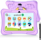 Bol.com Olvy Kindertablet Vanaf 3 Jaar - Android 13 - 96GB - Tablet - Ouder Control App - 7 Inch - Incl. Pen - Tablet Kinderen -... aanbieding