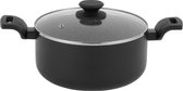 Bol.com Progress 24 cm casserole pot voorraadpot met deksel Ceramic Non-Stick Induction geschikte PFAS Free aanbieding