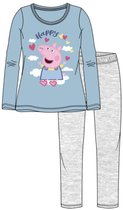 Peppa Pig pyjama - lichtblauw - Maat 128 / 8 jaar