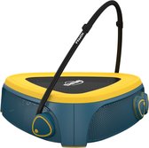 Bol.com BERG Hoppaa Peutertrampoline - Voor Kinderen Van 1 Tot 4 Jaar - Blauw/Geel - incl. stapstenen aanbieding