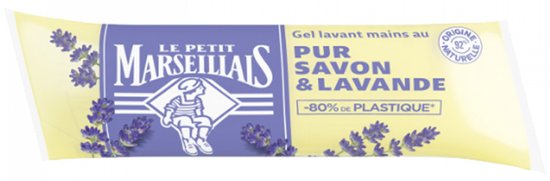 Le Petit Marseillais Gel Lavant Mains Recharge Savon Pure et Lavande 250 ml