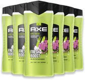 Bol.com Axe - 3-in-1 Douchegel Facewash & Shampoo Mannen - Epic Fresh - 6 x 400 ml - XL - 5+1 gratis - Voordeelverpakking aanbieding