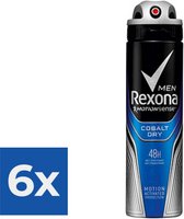 Bol.com Rexona Men Dry Cobalt - 150 ml - Deodorant - Voordeelverpakking 6 stuks aanbieding