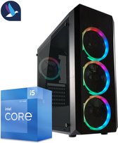 Bol.com Circular RGB Gaming PC | Intel Core i5-12400F | GeForce RTX 3060 | 32 GB DDR4 | 1 TB SSD - NVMe | Windows 11 Pro aanbieding