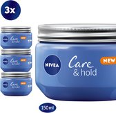 Bol.com NIVEA Care & Hold Styling Crème Haargel - Hairstyling - Gel met Panthenol en Vitamine B3 - Hydraterend - Voordeelverpakk... aanbieding