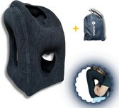 Bol.com VIVIDIA Reiskussen voor Vliegtuig - Opblaasbaar Reiskussen - Géén Handpomp Nodig - Travel Pillow Reiskussen - Nekkussen ... aanbieding