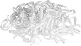 Excellents élastiques - Coiffage pour votre cheval - Convient aux chevaux - Silicone - 500 pièces - Blanc