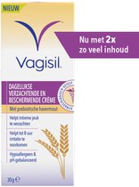 Vagisil® Crème 30g - Bij Vaginale Jeuk of Irritatie - Verzacht en Beschermt de Gevoelige Huid - Helpt tegen Jeuk en Droogheid - Vocht Crème - Gynaecologisch Getest - Hypoallergeen - pH Neutraal - Vrij van Parabenen - Alternatief Vagisan