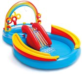 Bol.com Intex Opblaaszwembad Rainbow Ring Play Center 297x193x135 cm 57453NP aanbieding