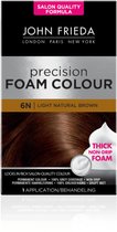 Bol.com John Frieda Precision Foam Colour Haarkleuring 6N Light Natural Brown aanbieding