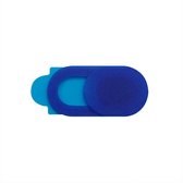 Universele Webcam Cover - Dun En Goedkoop - Geschikt voor Smartphones/Macbook/Ipad - Privacy Protection Slider - Ultra-thin - Blauw - 1-PACK