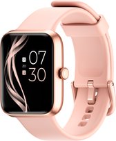 Lunis Smartwatch Dames & Heren Rosé Goud / Roze - Apple & Android - Stappenteller - Touchscreen