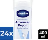 Bol.com Vaseline Intensive Care Advanced Repair Bodylotion 400 ml - Voordeelverpakking 24 stuks aanbieding