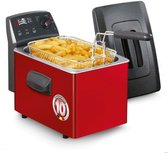 Bol.com Fritel Turbo SF 4153 - Frituurpan/friteuse 3l + 2300W - ook voor vast vet - rood aanbieding