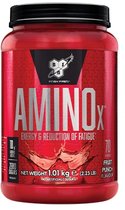 BSN Amino X – BCAA Poeder – Fruit Punch - Aminozuren Compleet - Suikervrij - 70 doseringen (1015 gram)