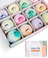 Bruisballen voor Bad - Bathbombs - Badparels - Bath Bombs - Tea tree - BadBom Lavendel Olie - 12 verschillende smaken - 70 gram per stuk - XAXU Life