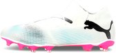 PUMA FUTURE 7 MATCH FG/AG Heren Sportschoenen - PUMA White-PUMA Black-Poison Pink - Maat 43