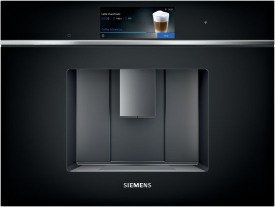 Siemens CT718L1B0 iQ700, Inbouw koffie volautomaat, Zwart