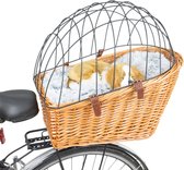 Bol.com MaxxPet Fietsmand hond - Hondenmand fiets - Fietsmand hond - Voor Bagagedrager - 55x35x515cm - Bruin aanbieding