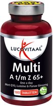 Bol.com Lucovitaal Voedingssupplementen Multi A t/m Z 65+ Tabletten Met Q10 180Tabletten aanbieding