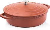 Bol.com Westinghouse Performance Series - Hapjespan Inductie Met Deksel - 28cm Sauteerpan - Oven Geschikt - Rood aanbieding