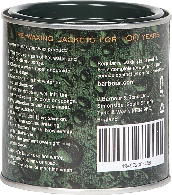 Barbour fashion wax spray