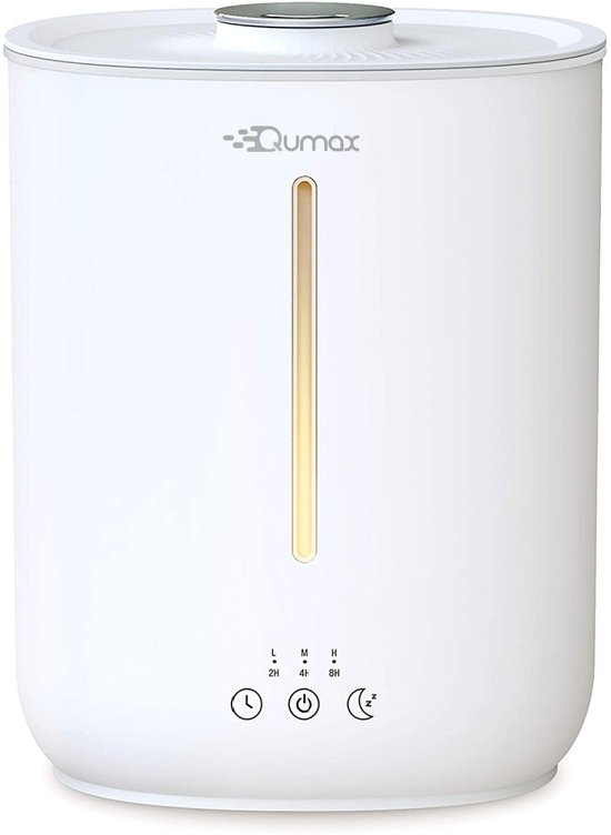 Qumax Luchtbevochtiger met Aromatherapie – Humidifier – Vernevelaar –...