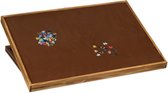 Bol.com Relaxdays puzzeltafel - verstelbaar puzzelbord - 1000 en 1500 stukjes - dubbelzijdig - hout aanbieding