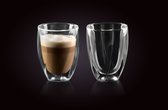 Bol.com Affekdesign - Dubbelwandige Glazen - 300 ml - Set van 2 - Koffieglazen - Theeglas - Cappuccino Glazen - Latte Macchiato ... aanbieding