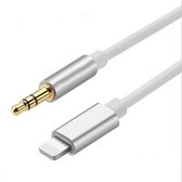 Bol.com Lightning naar Aux Jack 35 mm kabel 1 meter geschikt voor iPhone - Lightning naar 35 mm Adapter - Lightning en AUX kabel... aanbieding