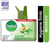 Bol.com Dettol - Handzeep - Moisture - Aloë Vera & Avocado - Zeepblok - 100gram aanbieding