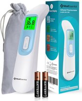 Bol.com MostEssential Premium Koortsthermometer - Oorthermometer - Infrarood Thermometer - Thermometer Voorhoofd - Thermometer L... aanbieding