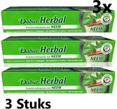 Bol.com Dabur Herbal Toothpaste Neem 3x 155Gram| Dabur Kruidentandpasta Neem aanbieding