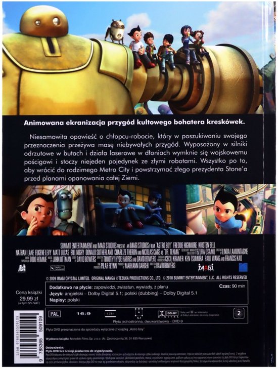 550px x 729px - Astro Boy [DVD] (Dvd), Freddie Highmore | Dvd's | bol