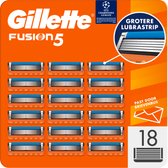 Gillette Fusion 5 Scheermesjes Voor Mannen - 18 Stuks