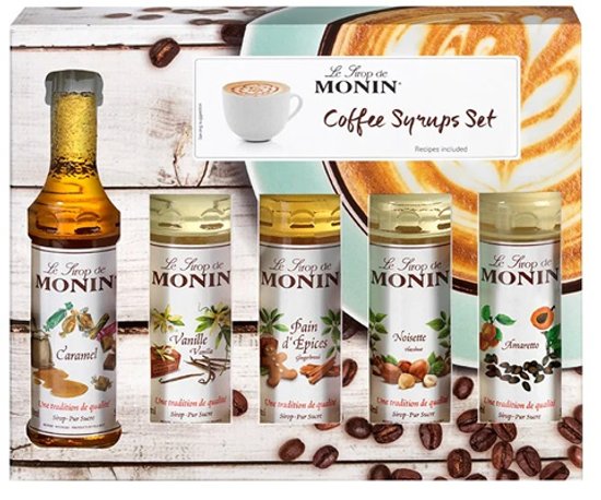 Monin Koffiesiropen geschenkset - 5 x 5 cl