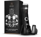 Bol.com Bodygroomer Mannen 2.0 – Body Trimmer Heren – Foil Shaver - Trimmer Mannen Schaamstreek – Skin Safe - Brothers in Style® aanbieding