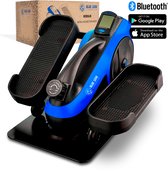 Bol.com Blue Lion Stoelfiets - Mini Hometrainer - Bureaufiets - Deskbike voor onder Bureau - Stepper - Crosstrainer - Bluetooth aanbieding