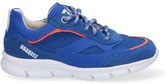 Braqeez 421340-423 Jongens Lage Sneakers - Blauw - Suède - Veters