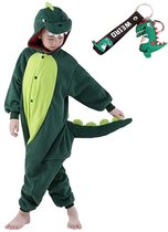 Onesie Dragon Green House Suit Costume Dino enfants - 116-122 (120) + cintre habiller les vêtements