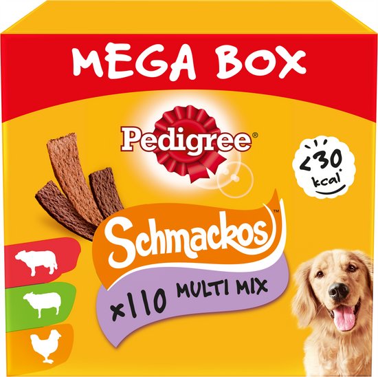 Pedigree Hondensnacks - Schmackos Megabox - 110 stuks