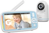 Bol.com BOIFUN 5 inch babyfoon met camera babyfoon camera 2-weg audio VOX-modus PTZ nachtzicht Temperatuursensor Voedingsherinne... aanbieding