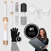 Bol.com Bellezabo® Airstyler Pro - 7-in-1 Multistyler - Föhnborstel - Krulborstel - Krultang - Diffuser - Wit aanbieding