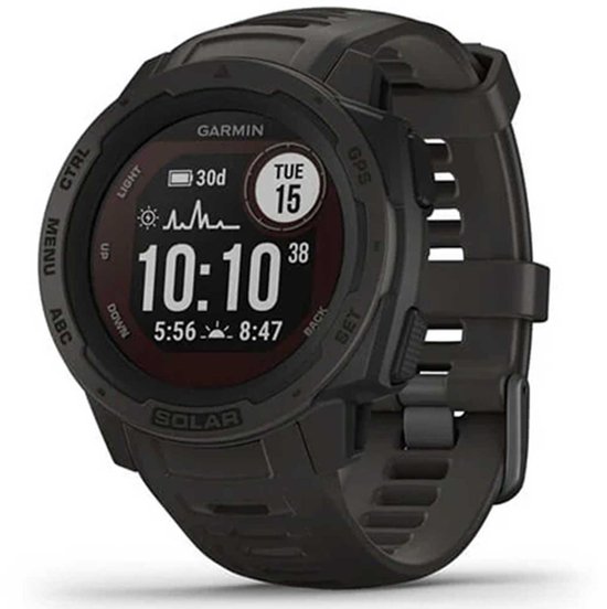 Garmin Instinct Solar - Robuuste multisport smartwatch - Graphite